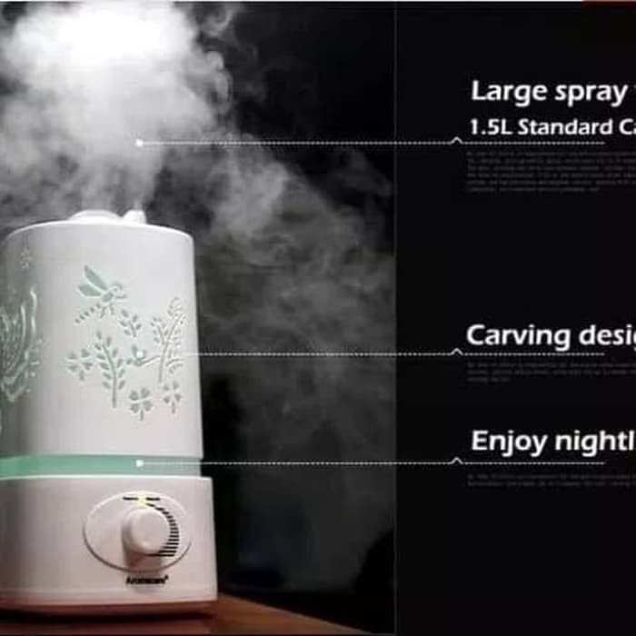 1500 ML Air Humidifier Large Ultrasonic Aroma Diffuser Therapy Terapi