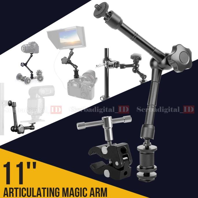 Magic Clamp / Magic Arm 11 Inch includ Super C-Clamp
