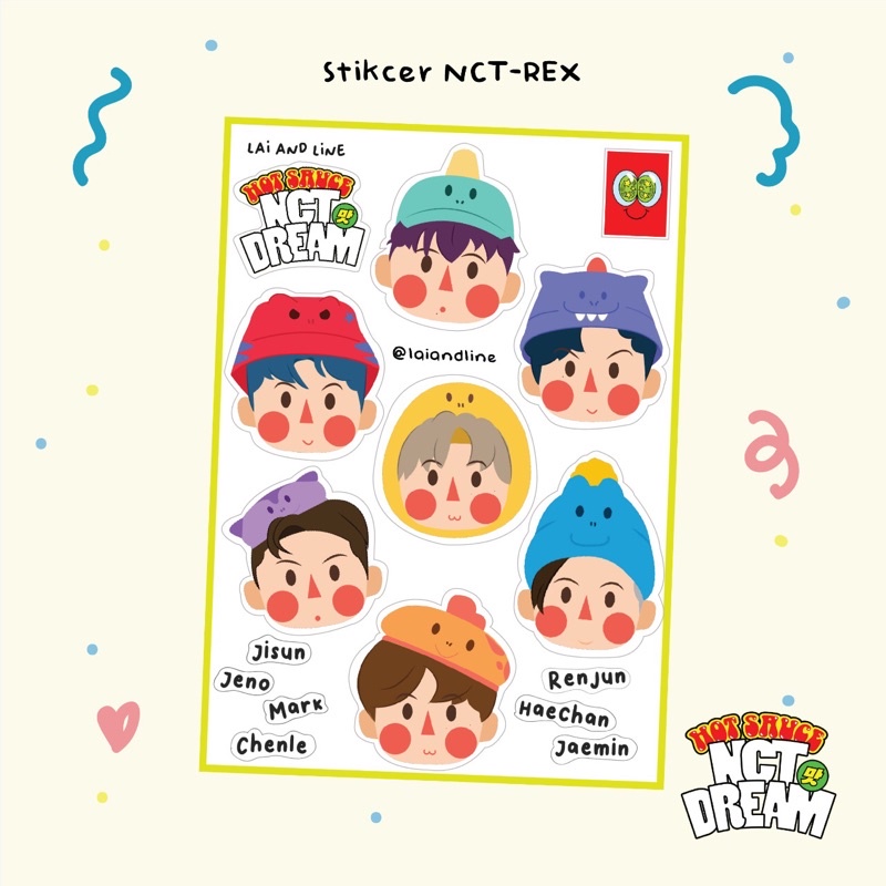 

sticker NCT Rex, dream, 127