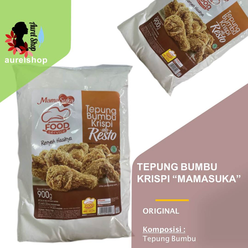 

MAMASUKA Tepung Bumbu Krispi kemasan 900 gram