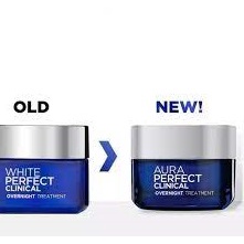 LOREAL PARIS AURA PERFECT CLINICAL NIGHT CREAM / WHITE PERFECT