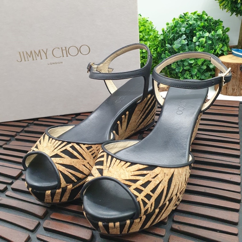 Jimmy Choo Original Jimmy Choo Size 39 Wedges Black