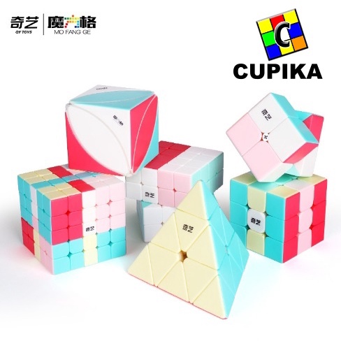 Rubik Qiyi Ivy Lotus Maple 3x3 Macaron yongjun qiyi moyu Pink