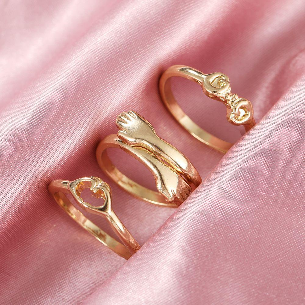 Solighter Knuckle Rings Set Fashion Punk Metal Vintage BOHO Midi Rings