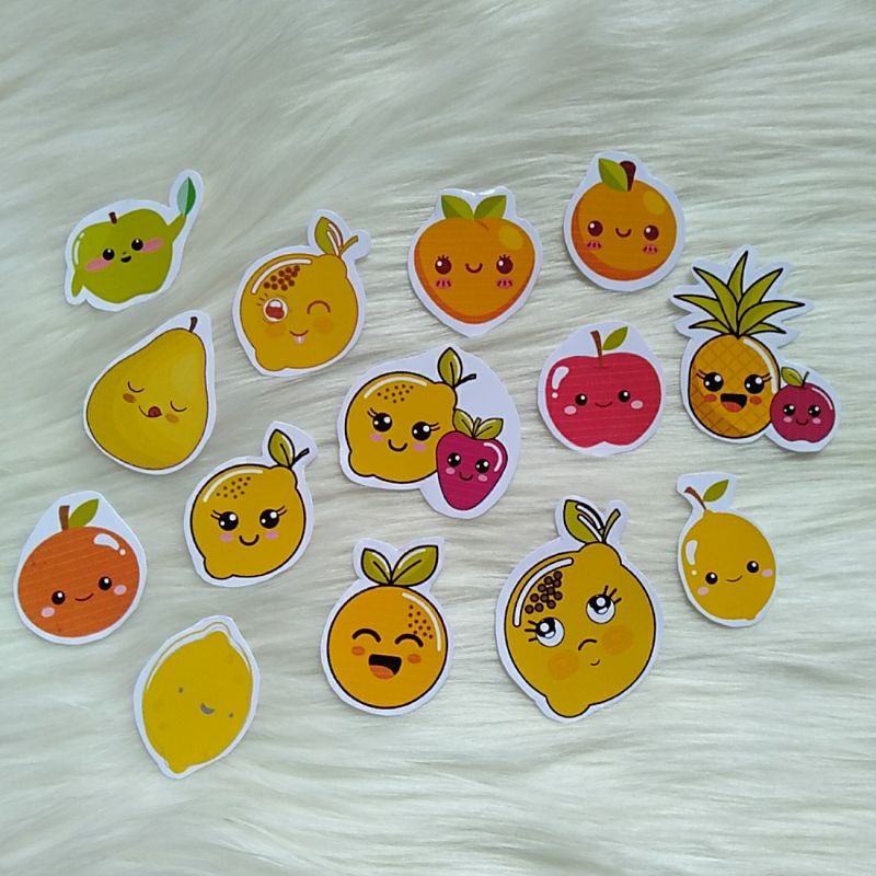 

[Min beli 5 biji] Sticker fruit super lucu by StickerSheet