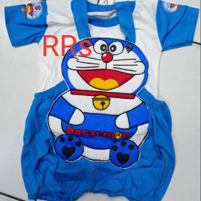 BAJU KODOK DORAEMON CWEK-CWOK ANAK USIA 0-1THN BAHAN NY NYAMAN BUAT BABY/ANAK