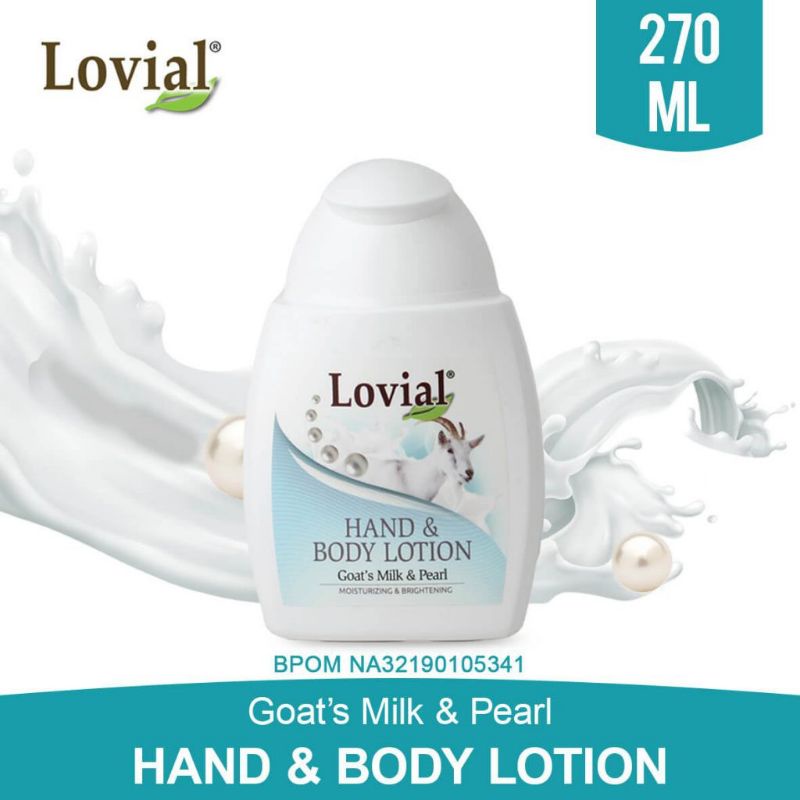 Lovial Hand & Body Lotion Goat's Milk & Pearl 270 ml