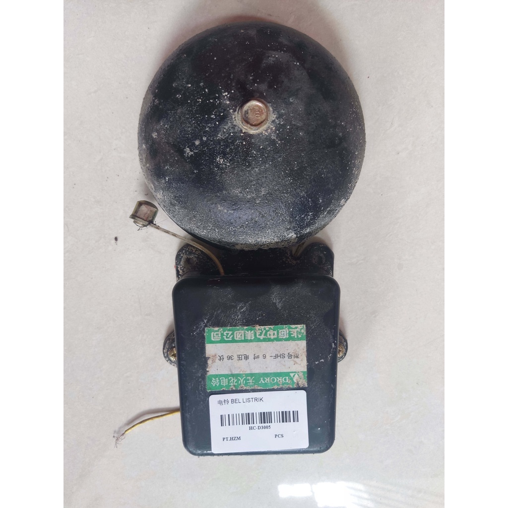 Bel Listrik Besi - Pajangan Lonceng Listrik Lawas - Electric Bell Mikro Bel Otomatis Pabrik