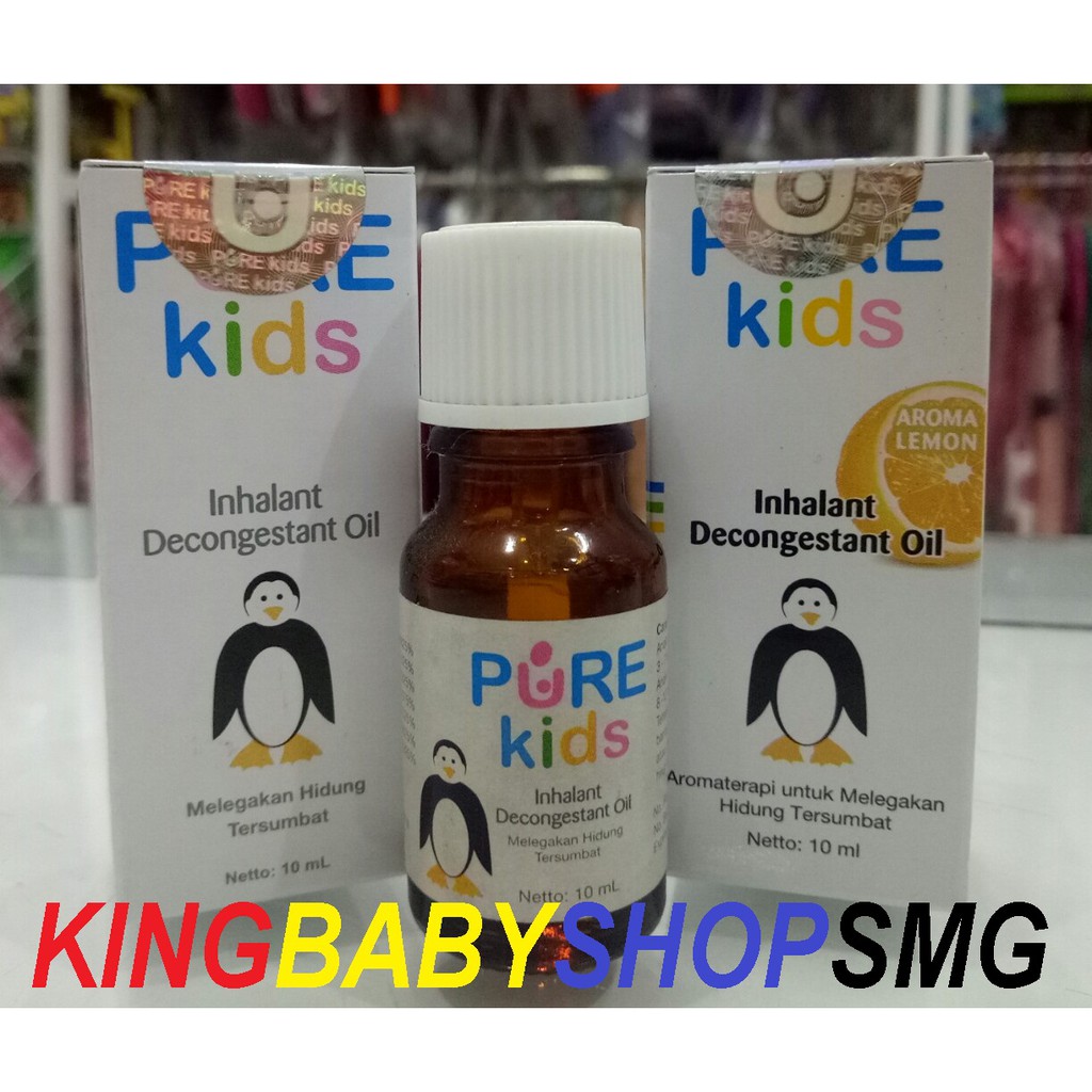 Pure Kids Inhalant Decongestant Oil 10ml Melegakan Hidung Tersumbat – Pure Kids >>> top1shop >>> shopee.co.id