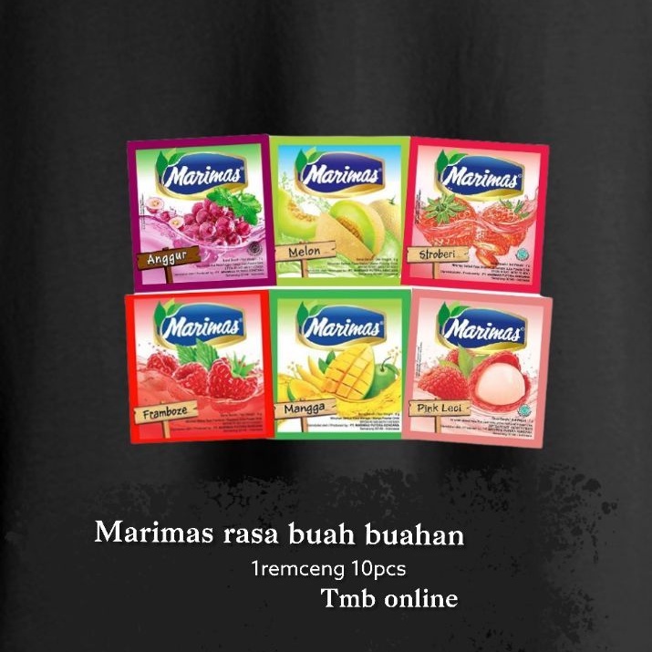 

Marimas rasa buah /marimas renceng rasa buah buahan
