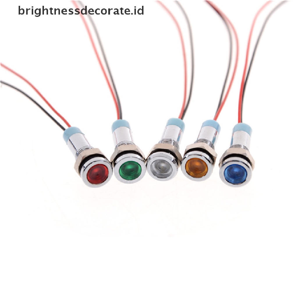 Indikator Led 6mm 3v 6v 12v 24v 220v