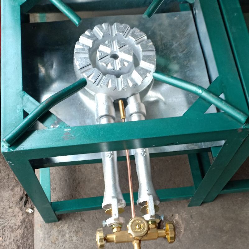 BURNER KOMPOR GAS SUN RISE SR 30 SL+RANGKA 40X40 SELANG REGULATOR WIN GAS HP METER