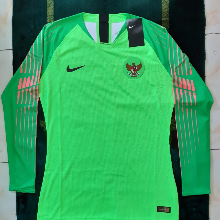 jersey original timnas indonesia 2018 GK player issue - size L