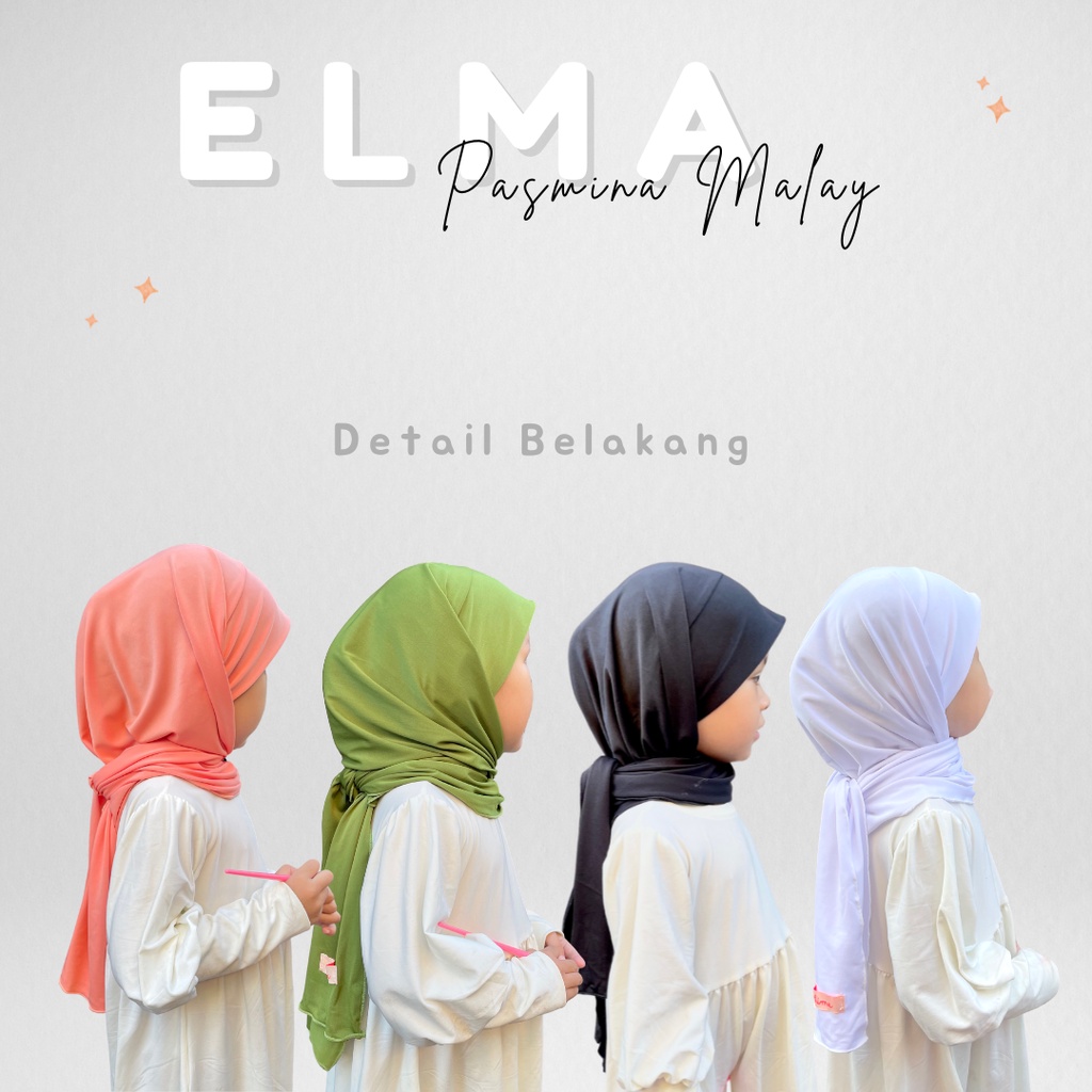 KIMEHIJAB Pasmina Instan Malay Anak ELMA