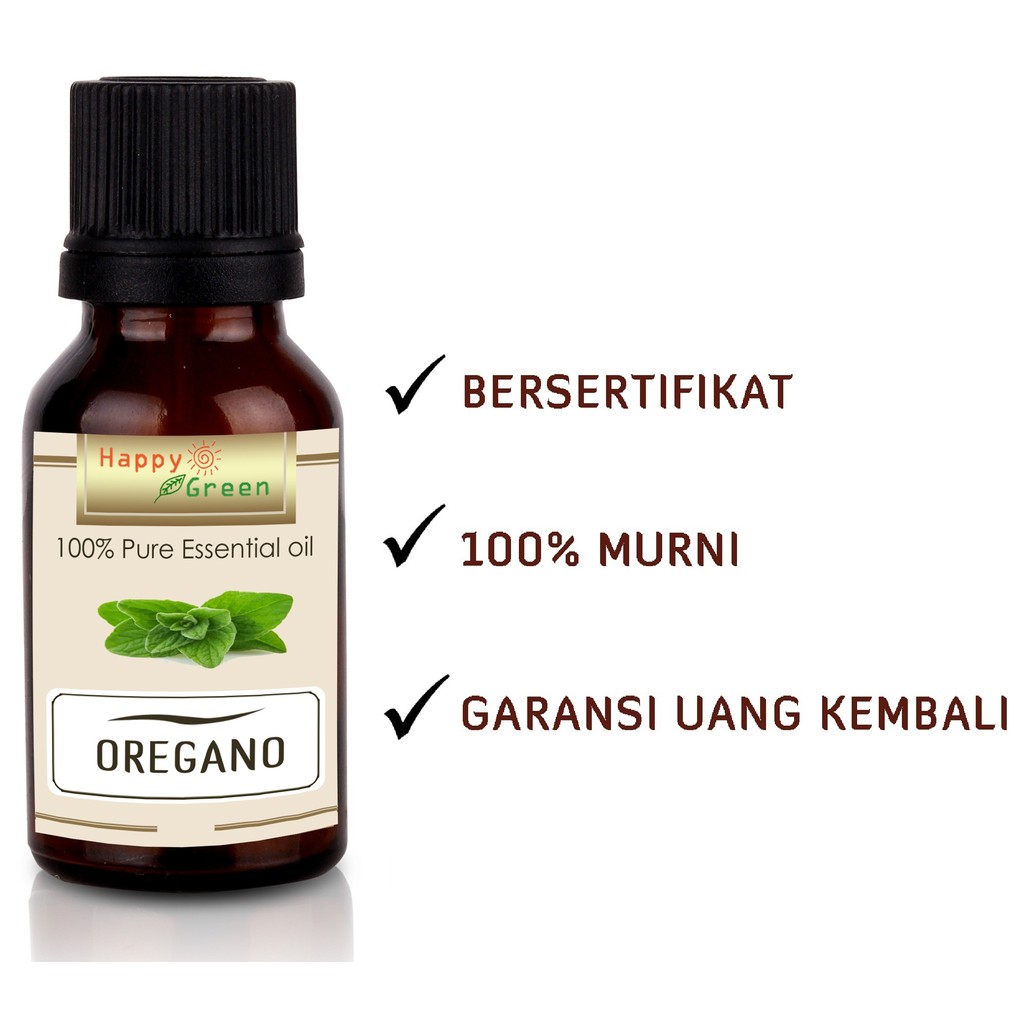 Happy Green Oregano Essential Oil - Minyak Essensial Oil Oregano