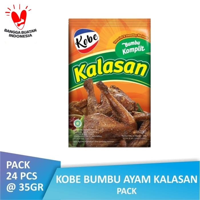 

Ready- Pack Kobe Bumbu Ayam Kalasan (24 X 35 Gr)