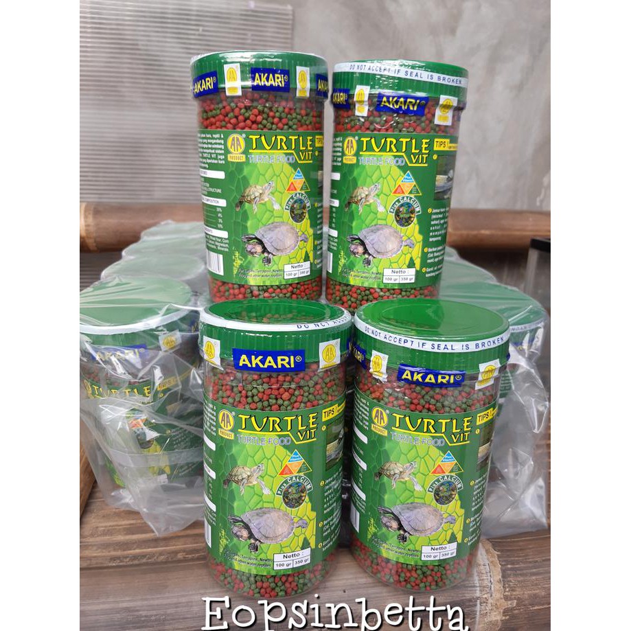 

Pellet Akari 350gr Makanan Kura Kura Air