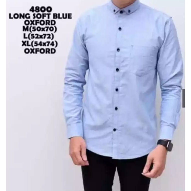 (COD)kemeja pria lengan panjang premium distro baju motif surfing flanel polos formal casual kasual,Kemeja Polos Katun Kerja,