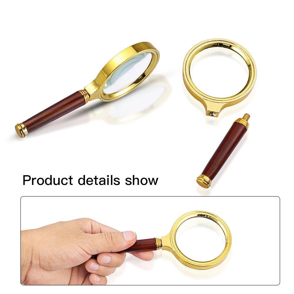 Mikroskop Perhiasan Pembesar Nanas Magnifying Glass Loupe Reading Magnifier 10X