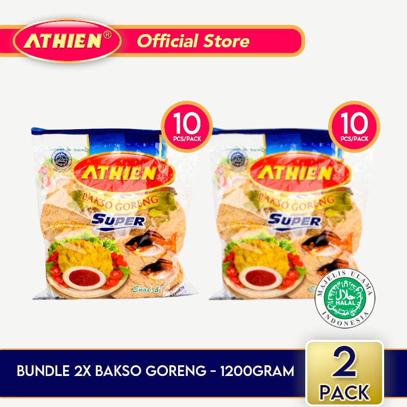

Athien - BUNDLE 2x Bakso Goreng Ikan Asli Belitung / 1200gram