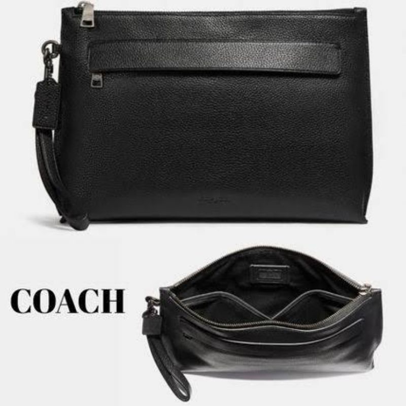 Coach carryall pouch black