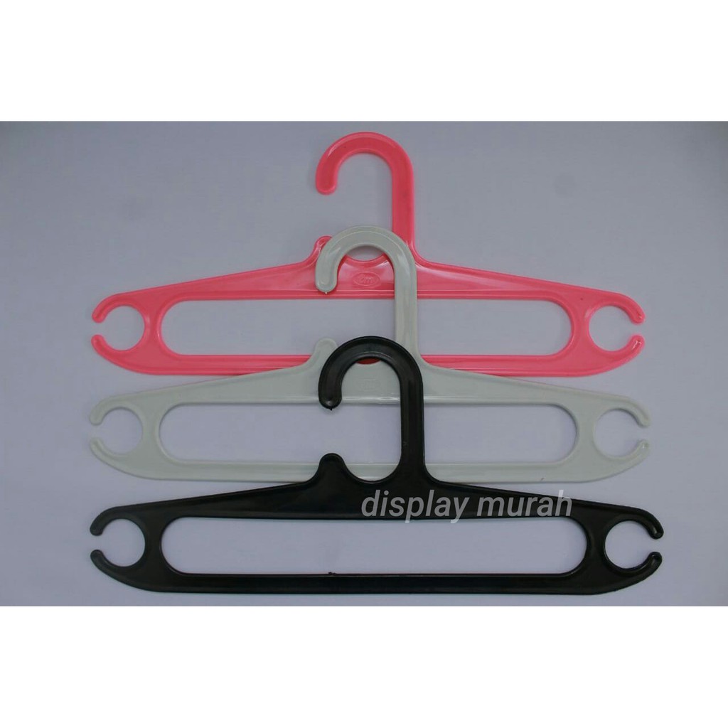 Hanger gantungan baju 17inch isi 12pcs