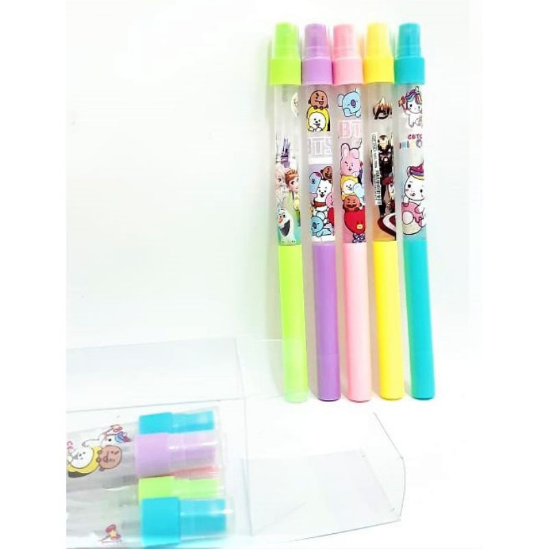 

Pulpen HandSanitizer BTS BTS | pen Hand Sanitizer Karakter Bt21 Avenger KudaPoni Frozen shabby