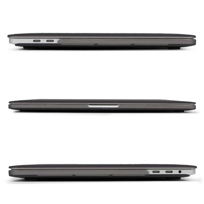 Macbook Pro 15.4&quot; A1707 Touch bar / Non Touch Bar Matte Full Body Case - Hitam