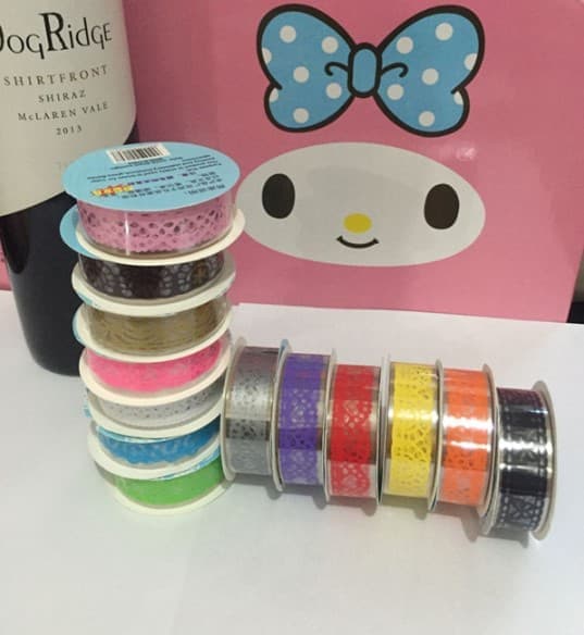 

Selotip Plastik Renda Perekat Kertas Plastik Motif - KSY197