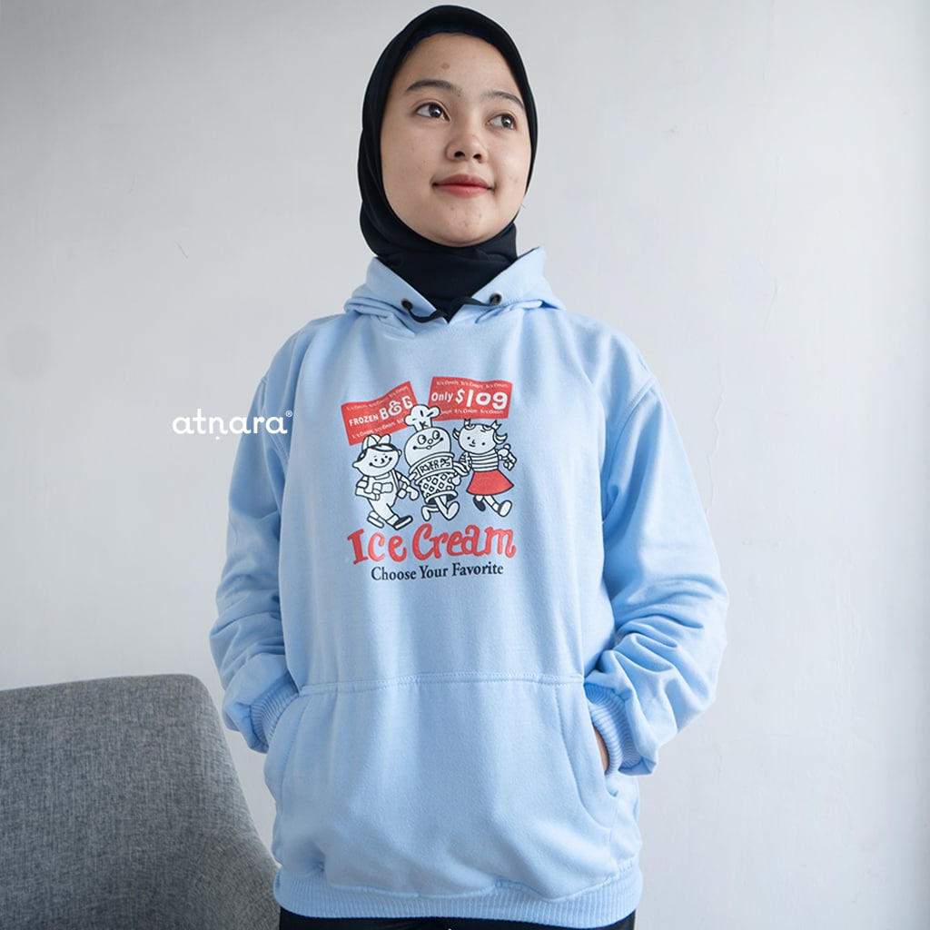 Nara Grosir - Ice Cream Hodie l Sweater Hodie Unisex