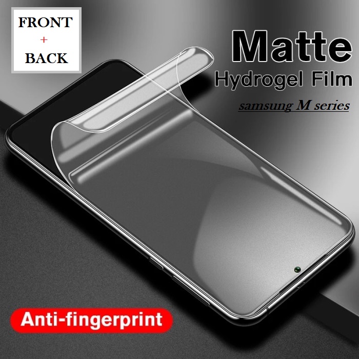 PWY MATTE HYDROGEL anti gores SAMSUNG M22 / SAMSUNG M62 / SAMSUNG M52 5G / SAMSUNG M32 (4G &amp; 5G) DEPAN BELAKANG KAMERA