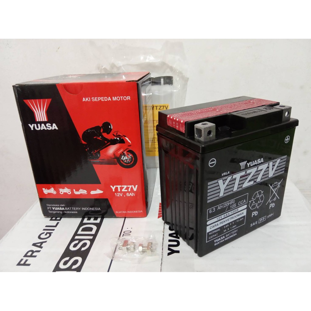 AKI MOTOR NMAX LAMA, AEROX LAMA, LEXI, XMAX YTZ7V YUASA ORI MF