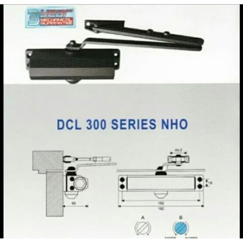 Door closer Dekkson tipe Non Hold Open