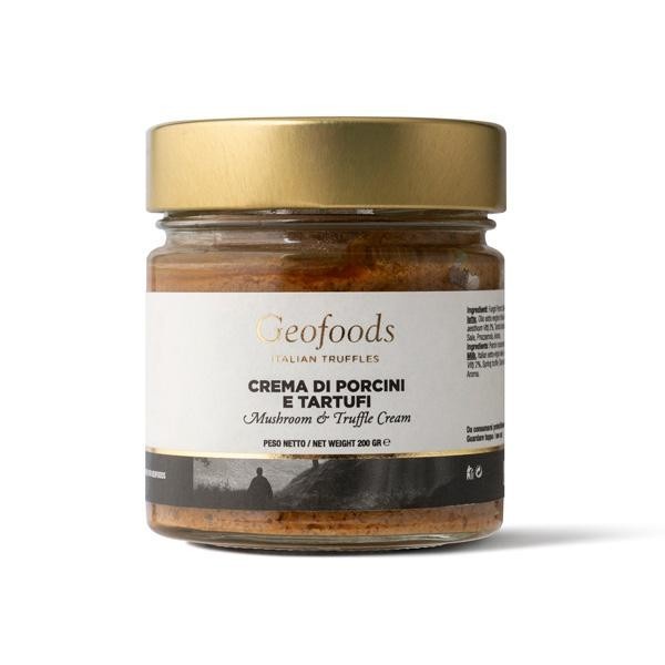 

krim mushroom & truffle cream geofoods crema di porcini e tartufi 200