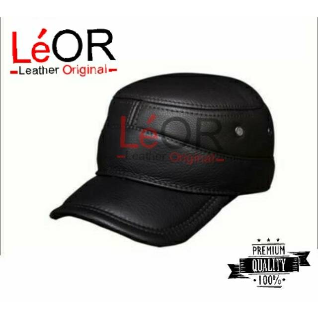 Topi komando original leather/topi 86 army