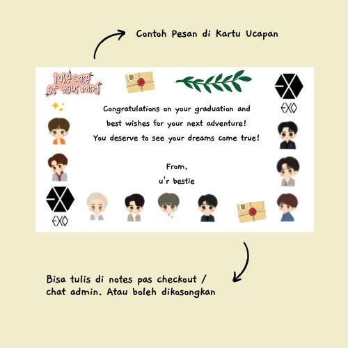 Hampers EXO / Kado Ulang Tahun EXO / Kado Wisuda KPOP by Gifttale