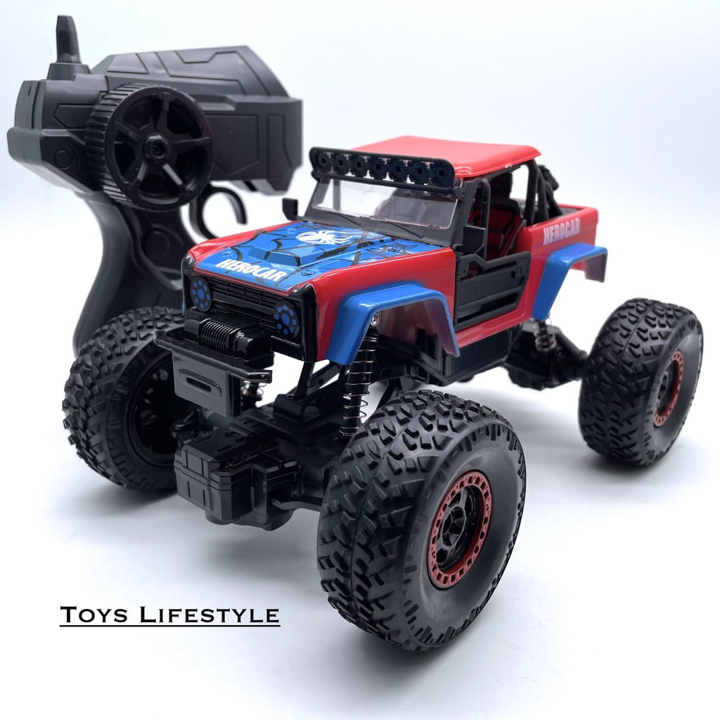 Mainan Mobil Remote Control Crawler Super Hero Skala 1:20 2.4 GHz