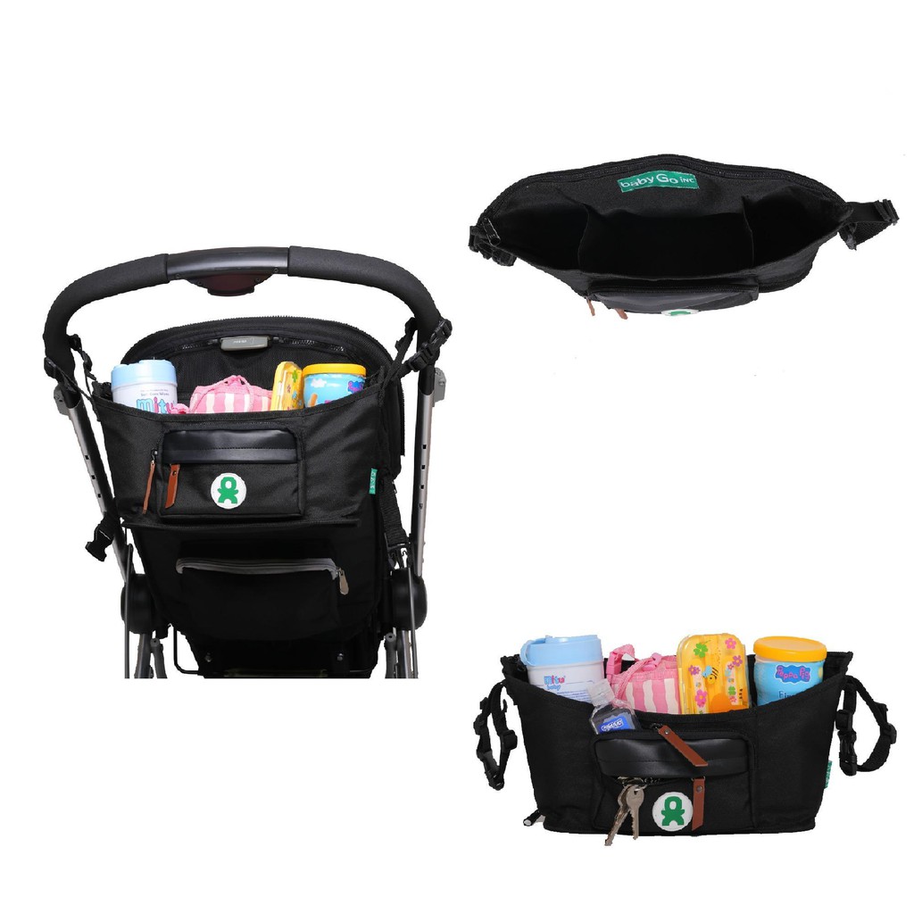 BabyGo Inc Stroller Organiser with Nett Storage