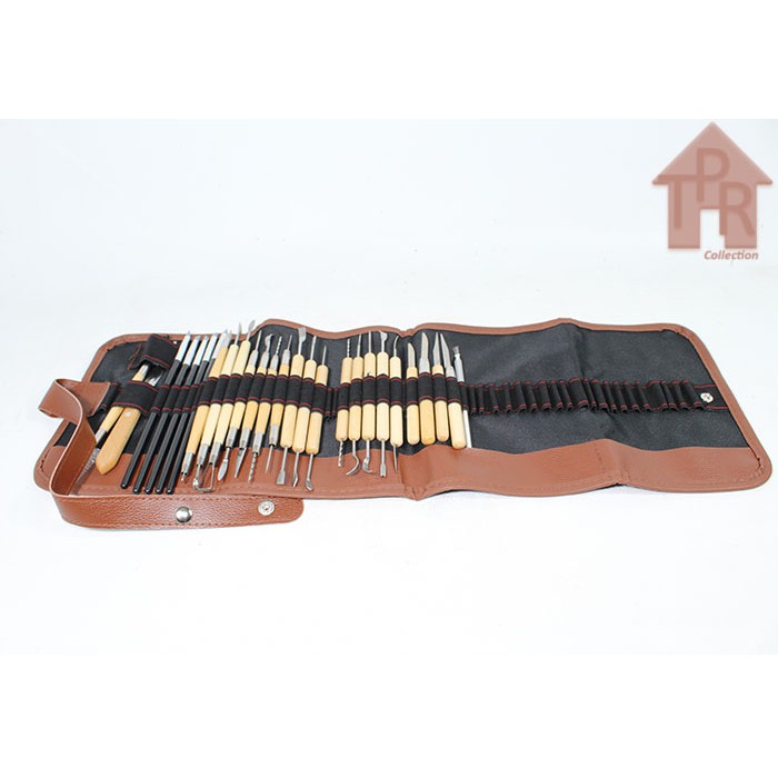 Butsir Set / Alat Ukir Clay / Pottery Tool / Modelling Tool - 27pcs.