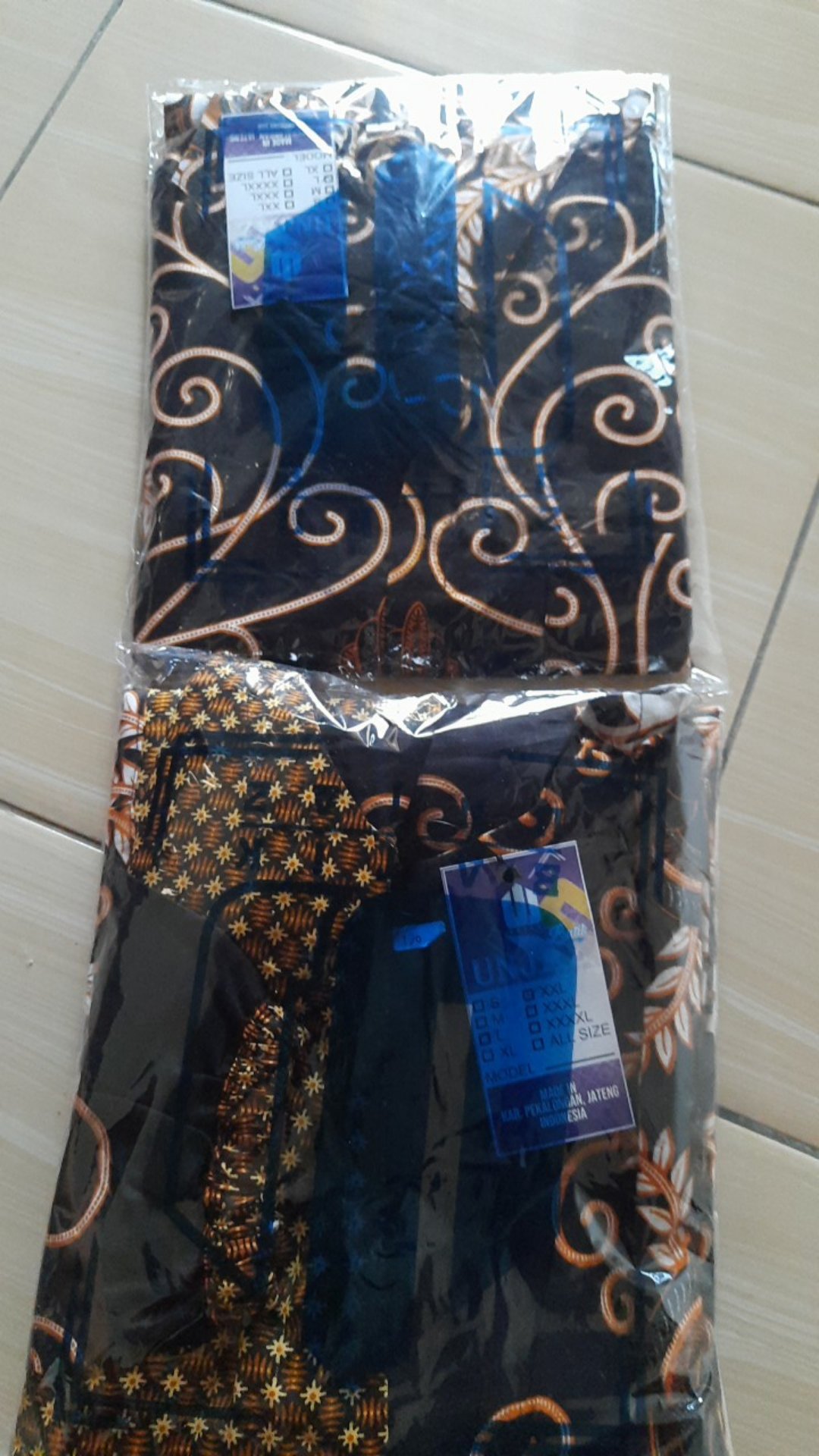 Couple Sarimbit Ruffle Terbaru Gamis Kombinasi Modern Hem Batik Ready Sampai Jumbo Ld 120 Ld 110