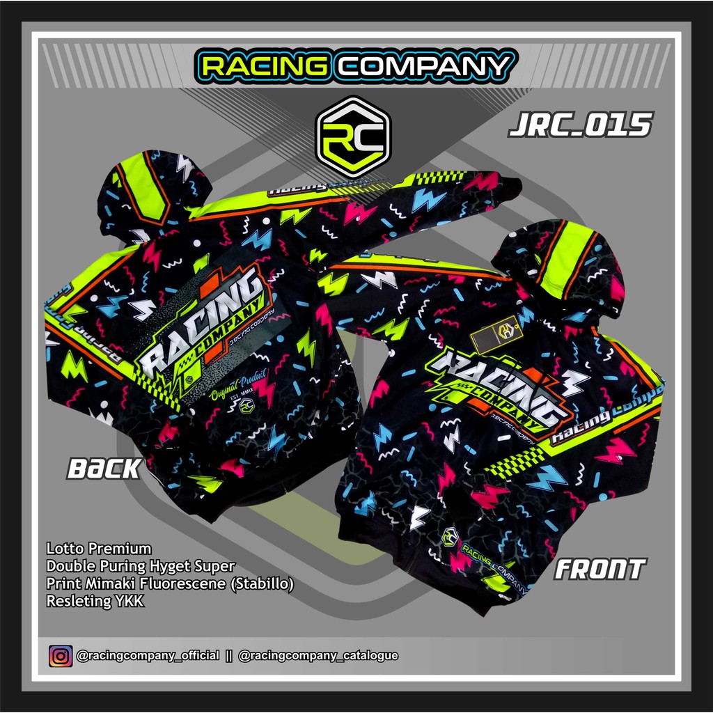 JAKET ORIGINAL RACING COMPANY || racing hell || jaket racing terbaru