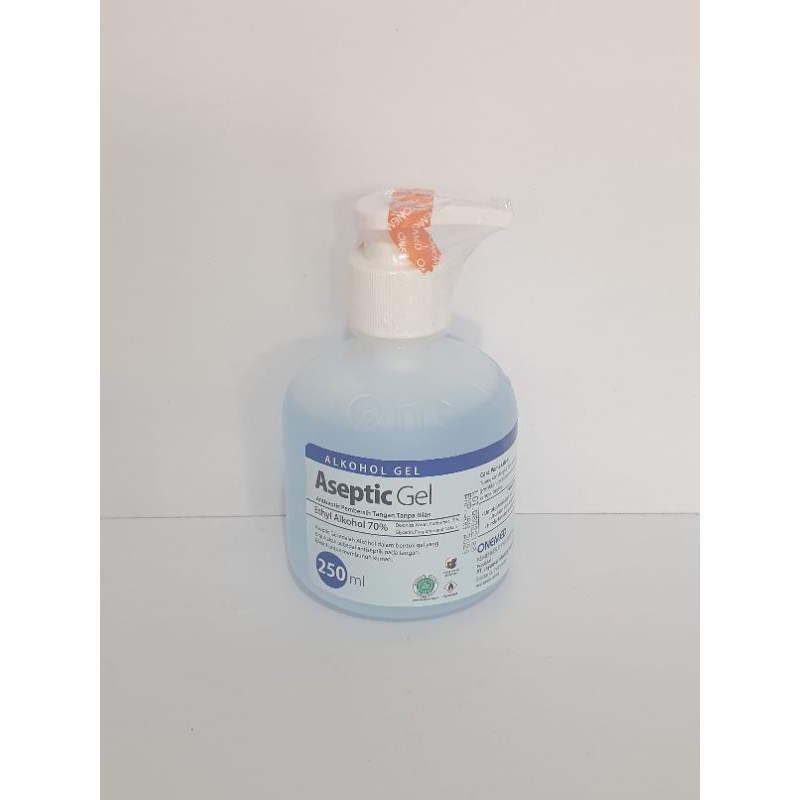 Aseptic Gel Onemed 250ml Antiseptic Hand Sanitizer Antiseptik Gel