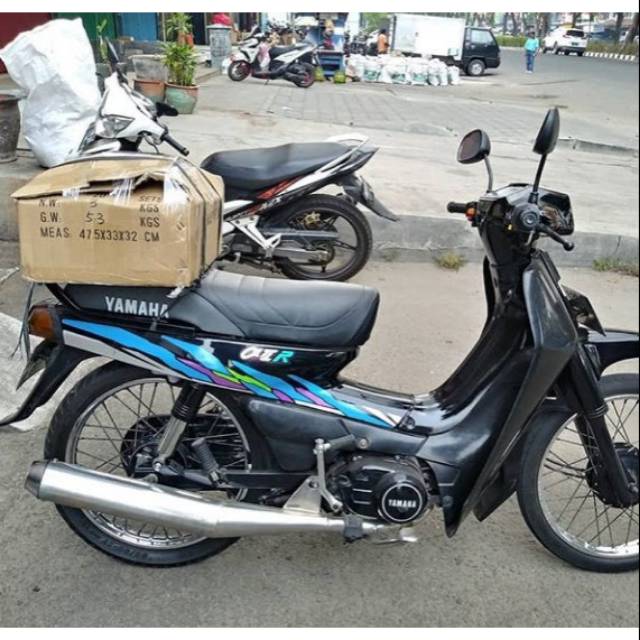 Knalpot racing bambu crom. Alfa. Sanipro