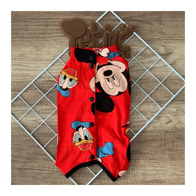 SALE LAST PIECE Premium mickey red belly cover sleep wear