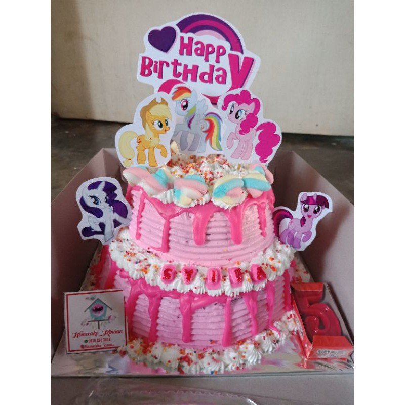 

Kue Ulang Tahun Kuda Poni Pink