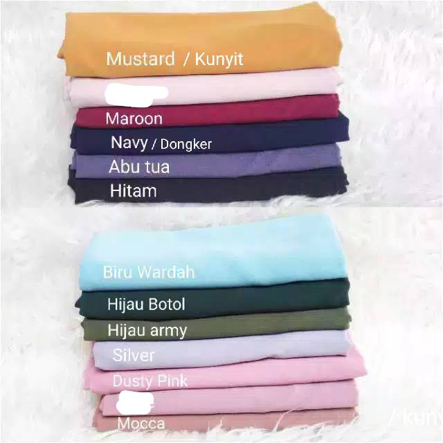 Hijab Bergo Maryam Diamond Italiano Premium Quality