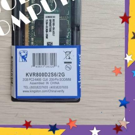 KINGSTON SODIM DDR2 2GB PC6400
