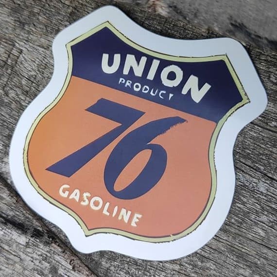 

76 Union Lubricants Oil Logo Sticker