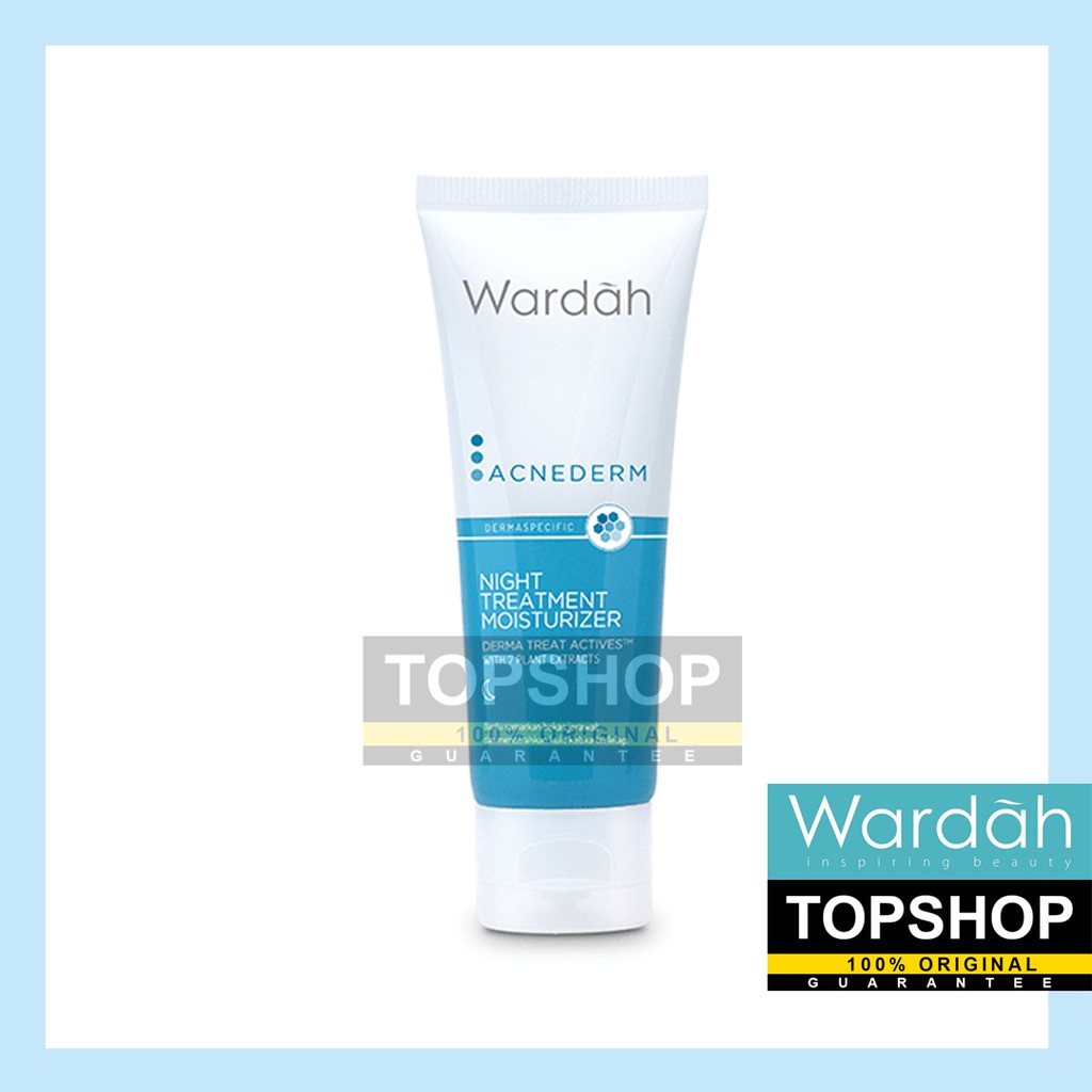 Wardah Acnederm Night Treatment Moisturizer