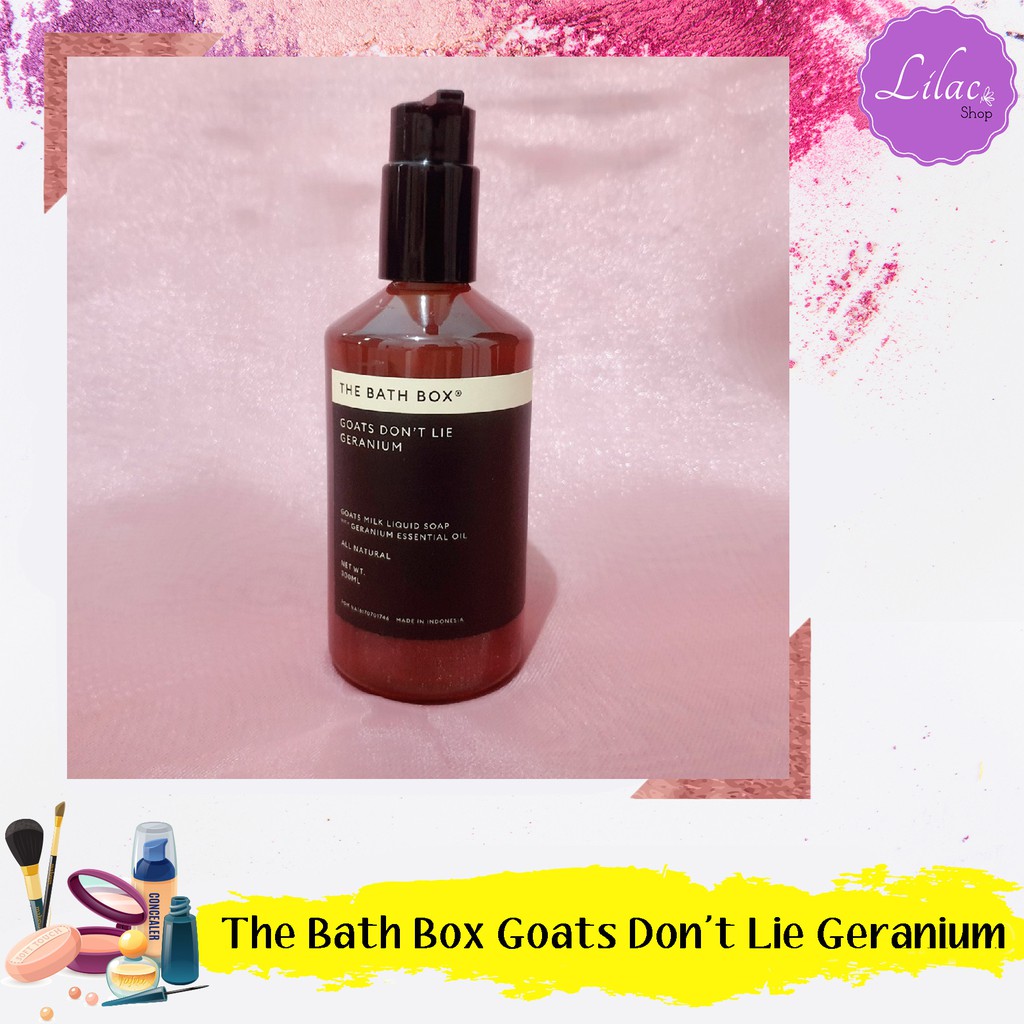 THE BATH BOX GOATS DON'T LIE GERANIUM